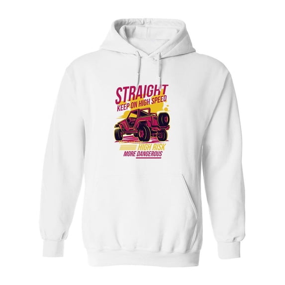 Keep On High Speed Hoodie Men -Image by Shutterstock, Male Large