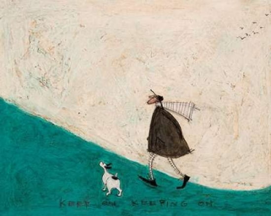 Keep On Keeping On Canvas Art - Sam Toft (24 x 30)