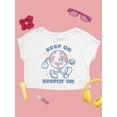 thumbnail image 1 of Keep On Keeping On Crop Tee Women's -SelectDesign Designs, 1 of 4
