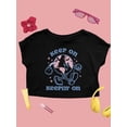 thumbnail image 1 of Keep On Keeping On Crop Tee Women's -SelectDesign Designs, 1 of 4