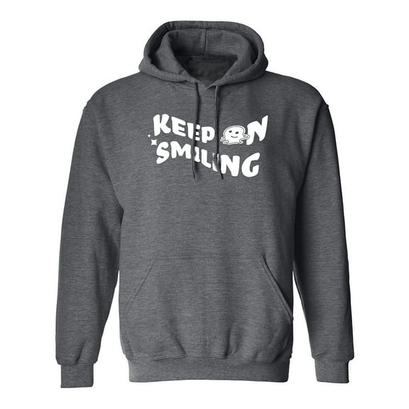 Keep On Smiling Adult Hooded Sweatshirt