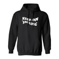 thumbnail image 1 of Keep On Smiling Adult Hooded Sweatshirt, 1 of 3