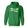 thumbnail image 1 of Keep On Smiling Adult Hooded Sweatshirt, 1 of 3