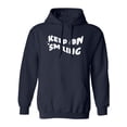 thumbnail image 1 of Keep On Smiling Adult Hooded Sweatshirt, 1 of 3