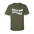 thumbnail image 1 of Keep On Smiling Adult Short Sleeve T-shirt, 1 of 4