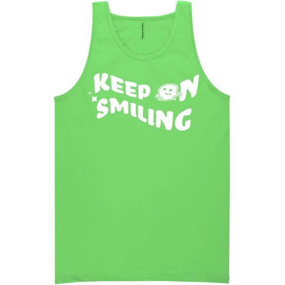 Keep On Smiling Neon Tank Top