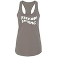 thumbnail image 1 of Keep On Smiling Racerback Tank, 1 of 2