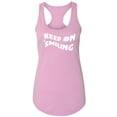 thumbnail image 1 of Keep On Smiling Racerback Tank, 1 of 3