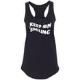 thumbnail image 1 of Keep On Smiling Racerback Tank, 1 of 2