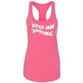 thumbnail image 1 of Keep On Smiling Racerback Tank, 1 of 2