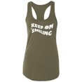 thumbnail image 1 of Keep On Smiling Racerback Tank, 1 of 3