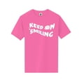 thumbnail image 1 of Keep On Smiling Short Sleeve Neon T-Shirt, 1 of 1