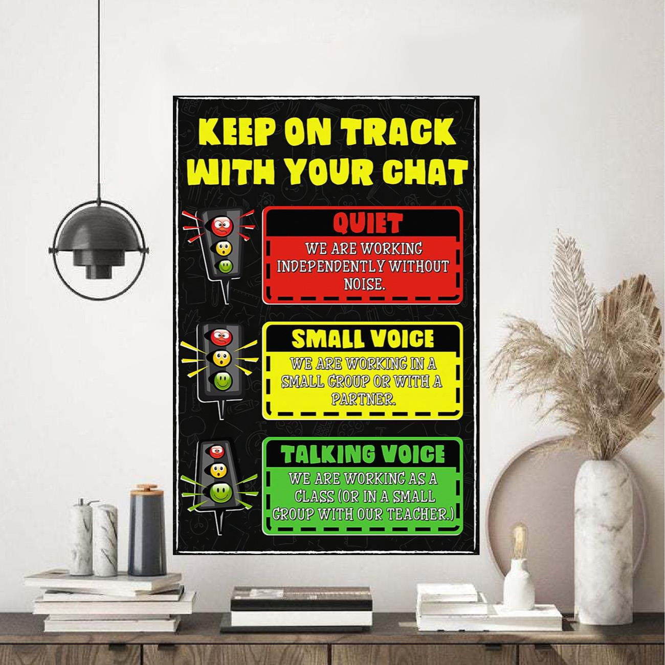 Keep On Track With Your Chart Poster 24 x 36 Inch Poster - Walmart.com