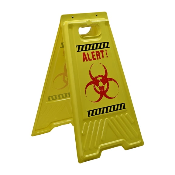 Keep Out Zombie Zone Warning Sign Decoration