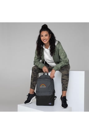 Keep Pushing Embroidered Champion Backpack