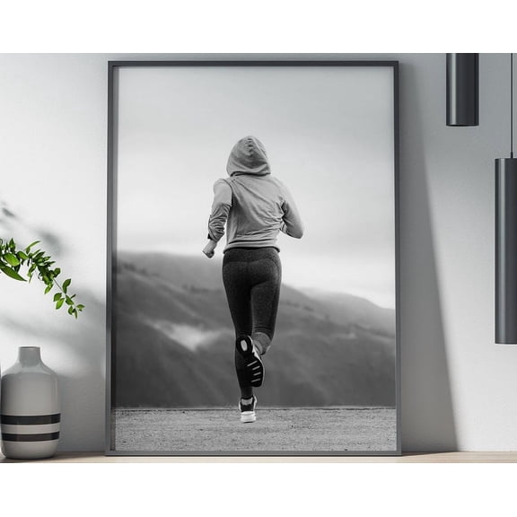 Keep Running Poster, Poster Print, Wall Decor, Running, Fitness, Motivation, Work Out, Phototgraphs, Sports, Home Decor, Poster, Wall Art, Modern Wall Decor, 12x18 UNFRAMED