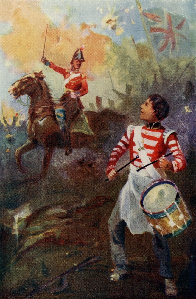 Keep It Up Said The Chief I Shall Not Forget It Frontspiece By Edward Handley-Read From Grant The Grenadier By Walter Wood Published By Routledge Circa 1912 Canvas Art - Ken Welsh Design Pics (11 x 1