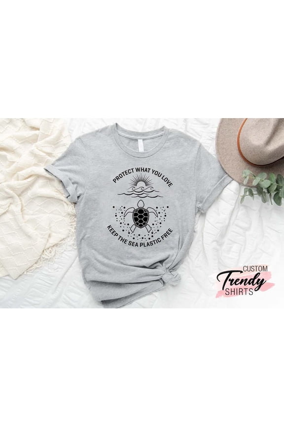 Keep The Sea Plastic Free Shirt,Activist Shirt,Save the Earth Shirt,Earth Love Shirt,Environmental Shirt,Climate Change Shirt,Save The Ocean TSHIRT All Size S-5XL