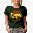 thumbnail image 1 of Keep Simple, Simplicity Quote, Military Green T-Shirt, Large, 1 of 5