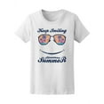 thumbnail image 1 of Keep Smiling T-Shirt Women -Image by Shutterstock, Female Small, 1 of 2