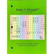 Keep it Straight Kid's Colorful 1/2 Squares Grid Graph Paper, 8.5"in x 11"in, Pastel, 90 Sheets