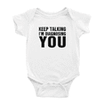 thumbnail image 1 of Keep Talking I'M Diagnosing You Funny Baby Bodysuit Boy Girl Unisex, 1 of 5
