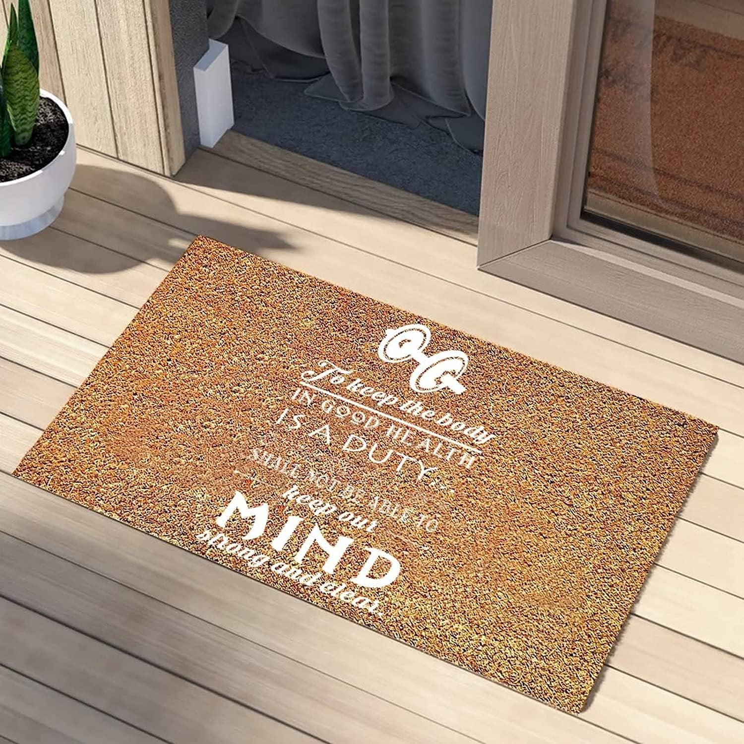 to Keep The Body in Good Health is A Duty Otherwise We Shall Not Be Able to Keep Our Mind Strong