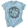 thumbnail image 1 of Keep The Earth Clean It's Not Uranus T-shirt, Unisex Women's Men's Planet Earth Environment Awareness, Heather Light Blue, X-Large, 1 of 6