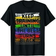 thumbnail image 1 of Keep Training Until Belt Turns Black Karate Taekwondo Gift T-Shirt, 1 of 3