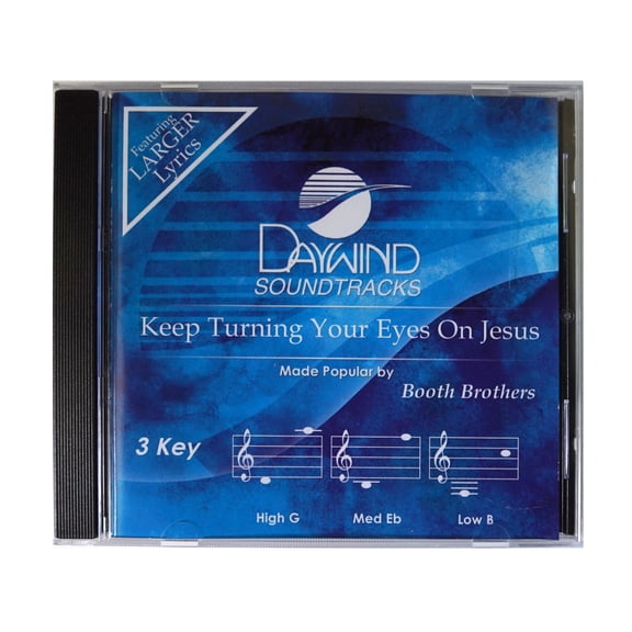 Keep Turning Your Eyes On Jesus Made Pop by Booth Brothers NEW CD Accompaniment