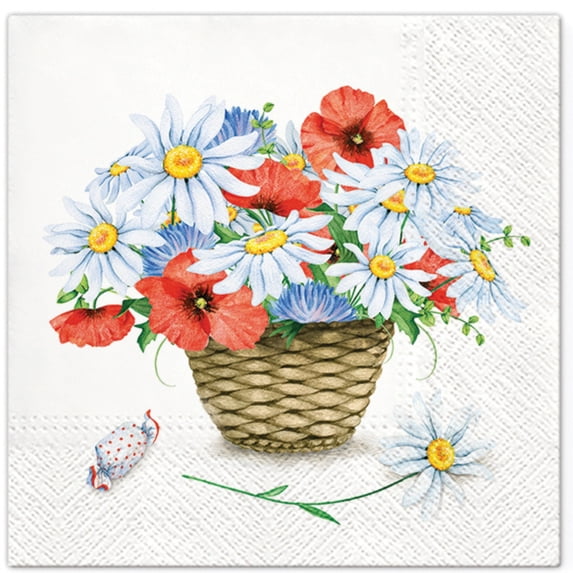 Keep Unique Paper Napkins White, Napkins Decorative for Decoupage, Party, Pack of 20