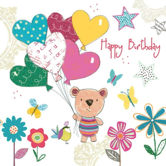 Keep Unique Birthday Paper Napkins, Kids Disposable Paper Napkins, Assorted Color, 20/Pack