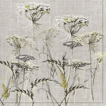 Keep Unique Botanical Party Napkins, Luncheon Floral Napkins, Assorted Color, 20/Pack