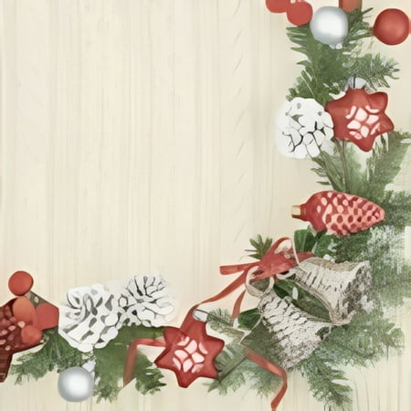 Keep Unique Christmas Decorative Printed Paper Napkins For Decoupage, Assorted Color, 20/Pack