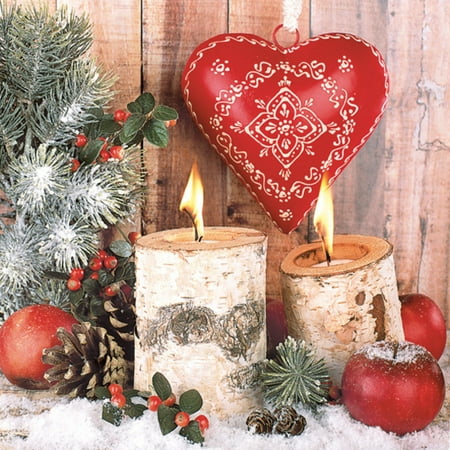 Keep Unique Christmas Disposable Decoupage Paper Napkins, Assorted Color, 20/Pack