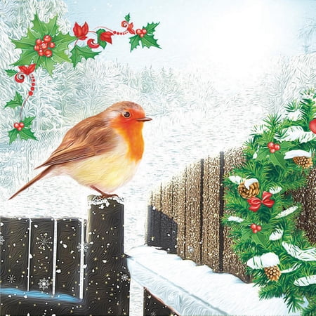 Keep Unique Christmas Napkins, Luncheon Decorative Paper Napkins, Assorted Color, 20/Pack