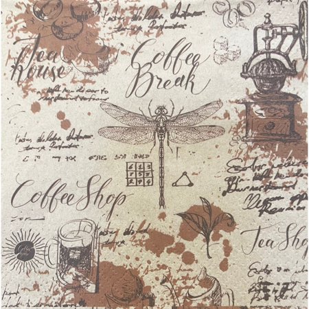 Keep Unique Decorative Coffee Luncheon Paper Napkins, Assorted Color,20/Pack