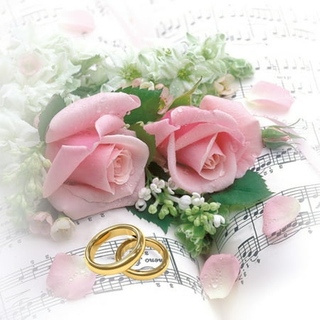 Keep Unique Decorative Disposable Wedding Paper Napkins, Floral Pink Roses Decoupage Napkin, 20Pack