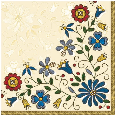 Keep Unique Decorative Flower Paper Napkins, Decoupage Napkins, Assorted Color, 20/Pack