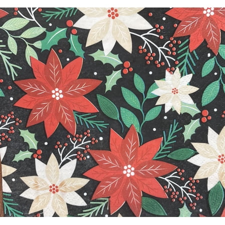 Keep Unique Decoupage Christmas Paper Napkins, Decorative Printed Napkins, Assorted Color, 20/Pack