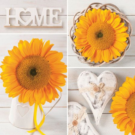 Keep Unique Decoupage Fall Paper Napkins, Decorative Floral Paper Napkins, Assorted Color, 20/Pack