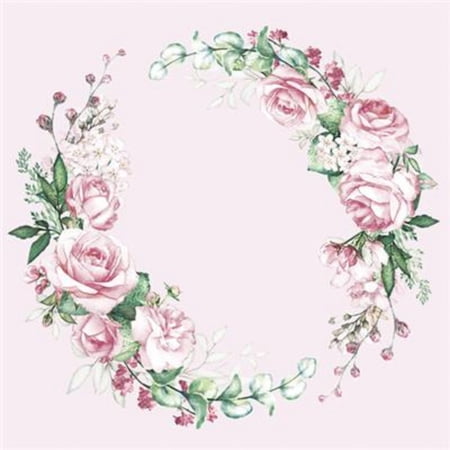 Keep Unique Decoupage Floral Paper Napkins, Decorative Flowers Napkins, Assorted Color, 20/Pack