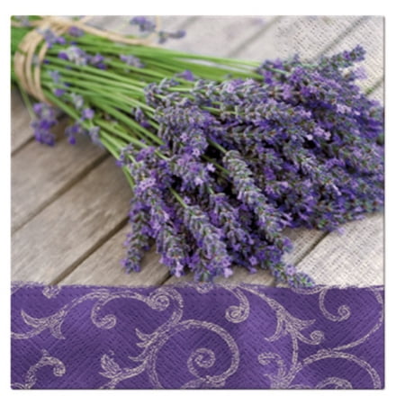Keep Unique Flower Decoupage Decor Napkins Spring Lavender, Assorted Color, 20/Pack