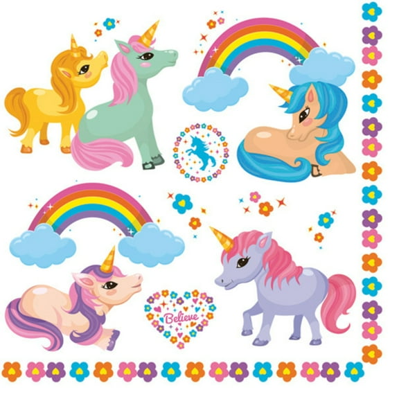 Keep Unique Kids Birthday Party Napkins Unicorn, Luncheon Napkins, Assorted Color, 20/Pack