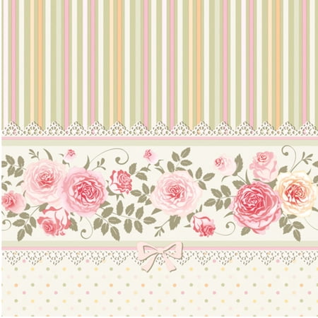 Keep Unique Pink Roses Decoupage Paper Napkins, Luncheon Decorative Napkin, 20/Pack