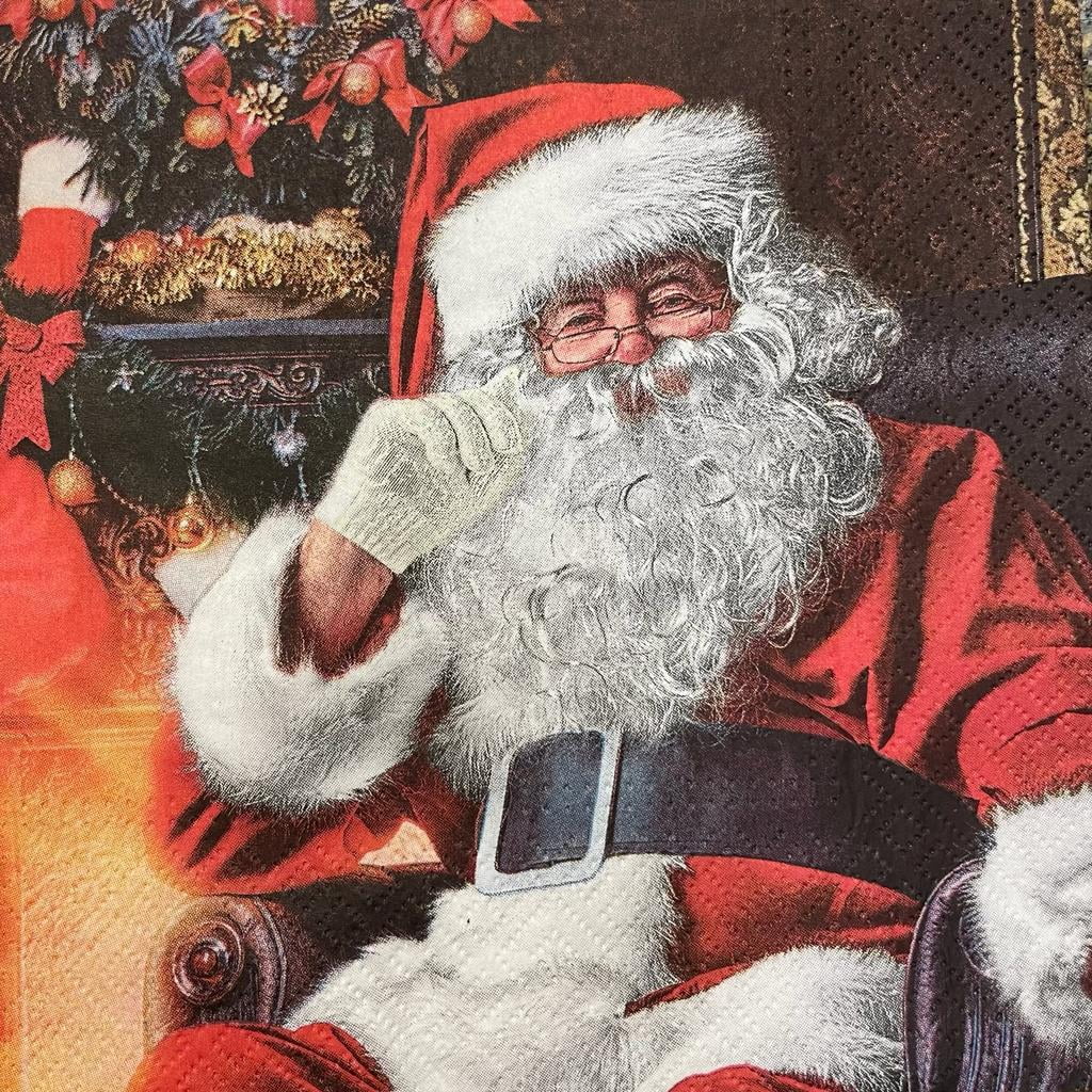 Unique Santa Keep Unique Santa Paper Luncheon Napkins, Assorted Color, 20/Pack ...