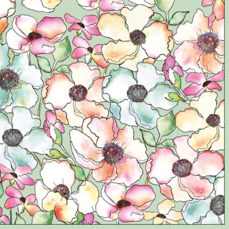 Keep Unique Spring Floral Napkin, Luncheon Flower Napkin, Decoupage Napkins, Assorted Color, 20/Pack