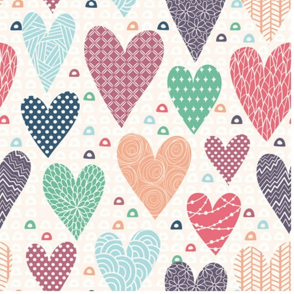 Keep Unique Valentine's Day Hearts Decoupage Paper Napkins, Assorted Color, 20/Pack
