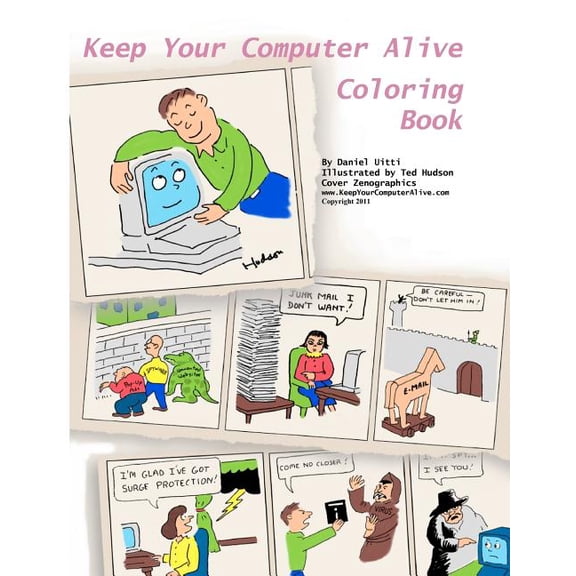 Keep Your Computer Alive - Coloring Book, (Paperback)