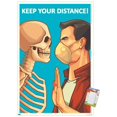 thumbnail image 1 of Keep Your Distance Wall Poster, 22.375" x 34", 1 of 6